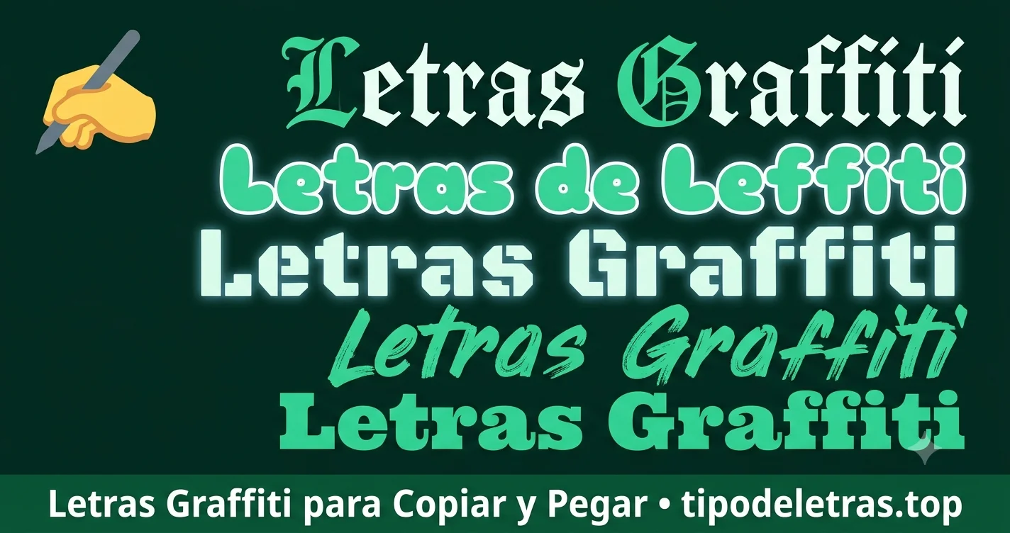 Letras graffiti para copiar y pegar — generador de fuentes graffiti Unicode online gratis