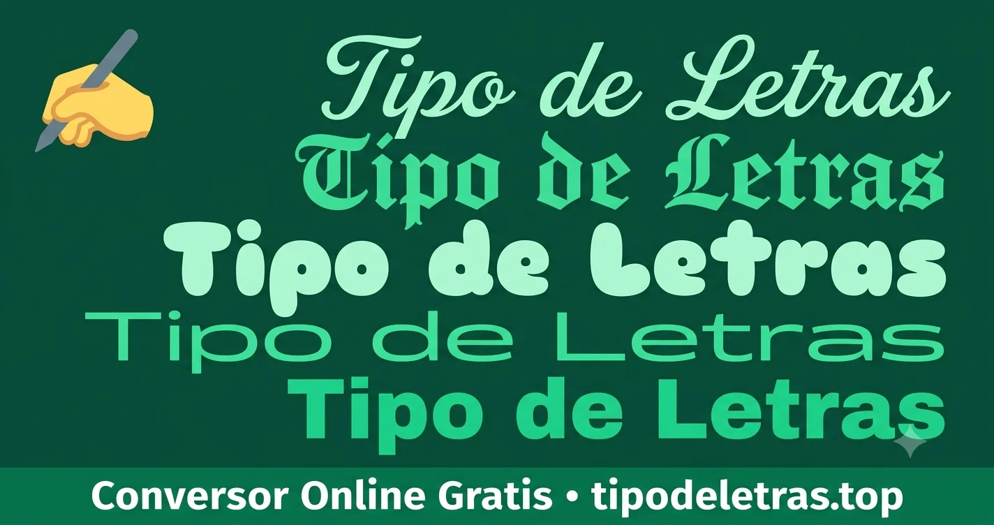 Tipo de letras para copiar y pegar — conversor gratis de fuentes decorativas Unicode